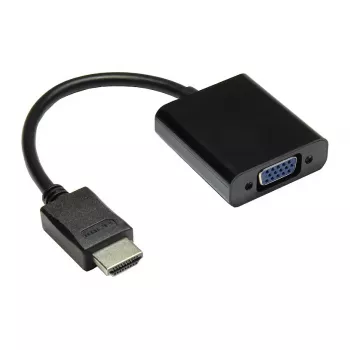 Adapter HDMI naar VGA, HDMI-stekker naar VGA-bus, 3,5 mm stereobus, zwart, Good Connections® (HDMI-AD21)