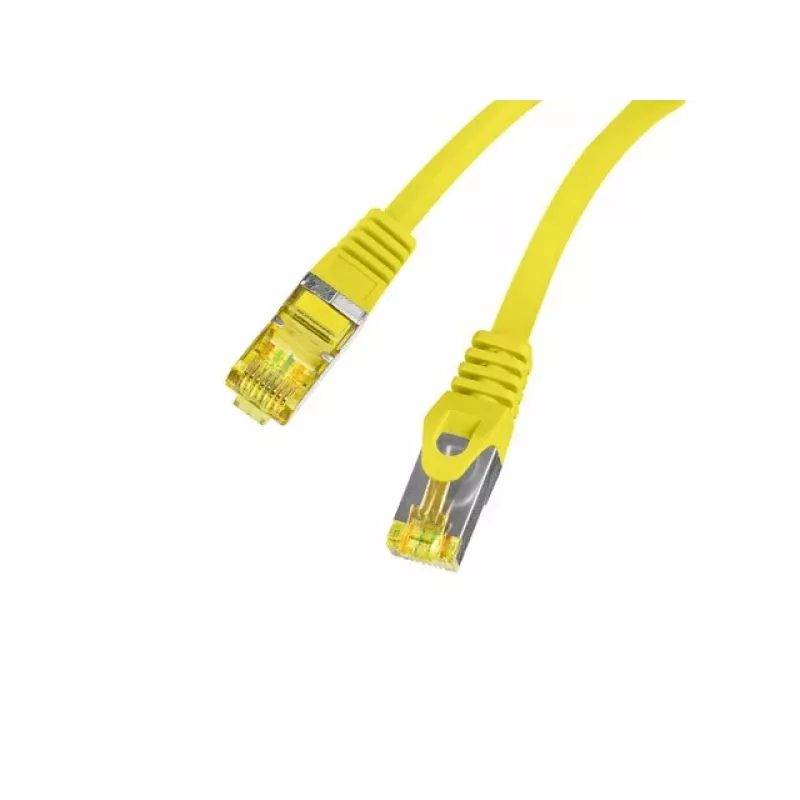 Netwerkkabel Lanberg PCF6A-10CU-0025-Y RJ-45 Cat6a 0,25 m geel