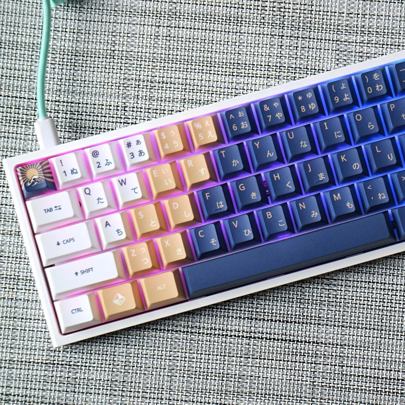 Keycap-set Traitors UKIYO-E PBT US-layout – 108 toetsen, dye-sub-beschrifting