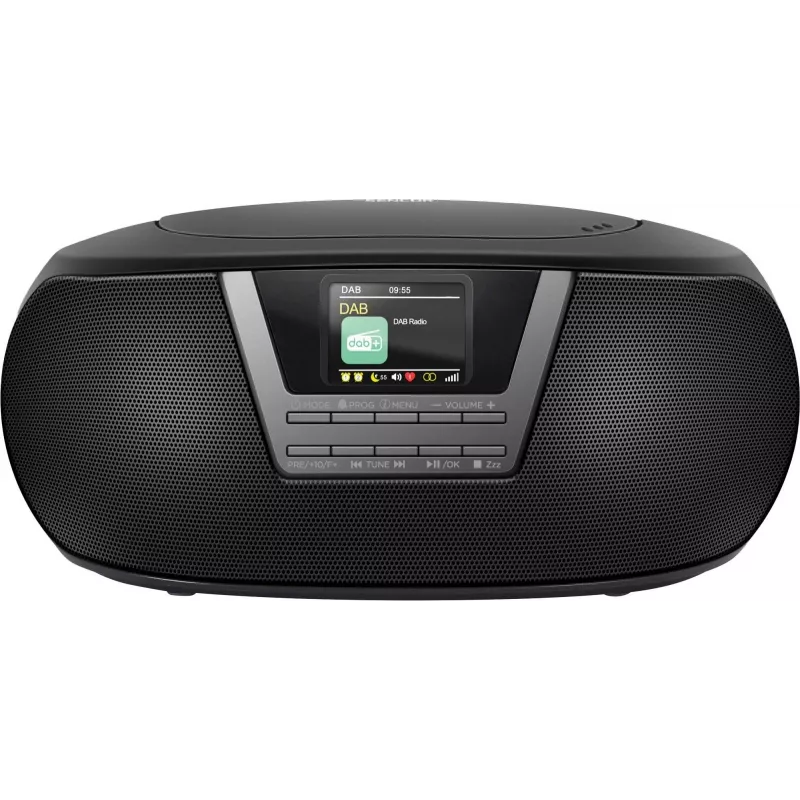 Sencor SPT 6200DB boombox cd/MP3-radio, DAB+/FM, Bluetooth, USB, AUX, 3 W, zwart