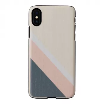 Smartphonehoesje man and wood voor iPhone X/XS – Pink Suit zwart