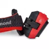 Black Diamond Storm 450 hoofdlamp met zwarte, rode hoofdband