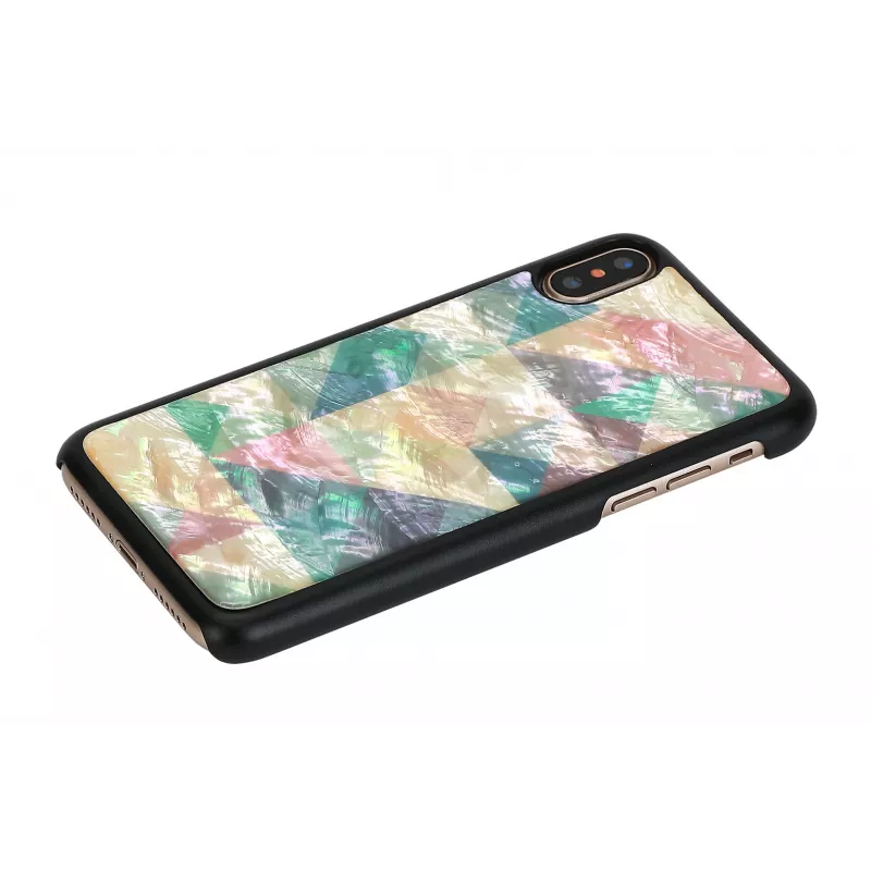 Smartphonehoesje iKins voor iPhone XS / iPhone XS Mosaic zwart