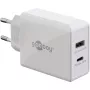 Goobay Dual USB-C™ PD (Power Delivery) snellader (30 W) (61674)