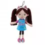 TULILO Zosia stoffen pop 35 cm — zacht stoffen speelgoed, 35 cm hoogte
