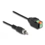 DeLOCK kabel RCA-stekker naar klemmenstrookadapter met drukknop 15 cm