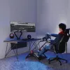 NanoRS RS155 opvouwbare stalen gaming-stuurstand pedalen houder verstelbaar antislip