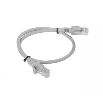 Netwerkkabel Lanberg PCU6-10CC-0050-S RJ-45 Cat6 0,5 m grijs