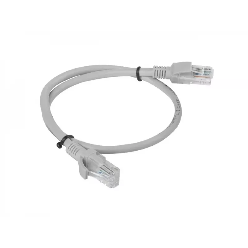 Netwerkkabel Lanberg PCU6-10CC-0050-S RJ-45 Cat6 0,5 m grijs