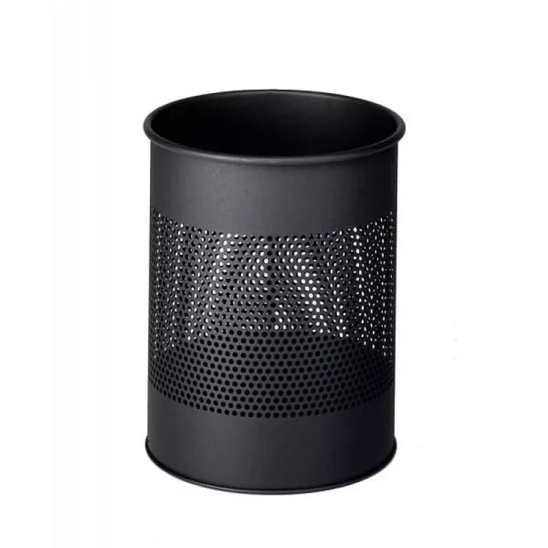 Robuuste prullenbak - rond - 15 L - staal
