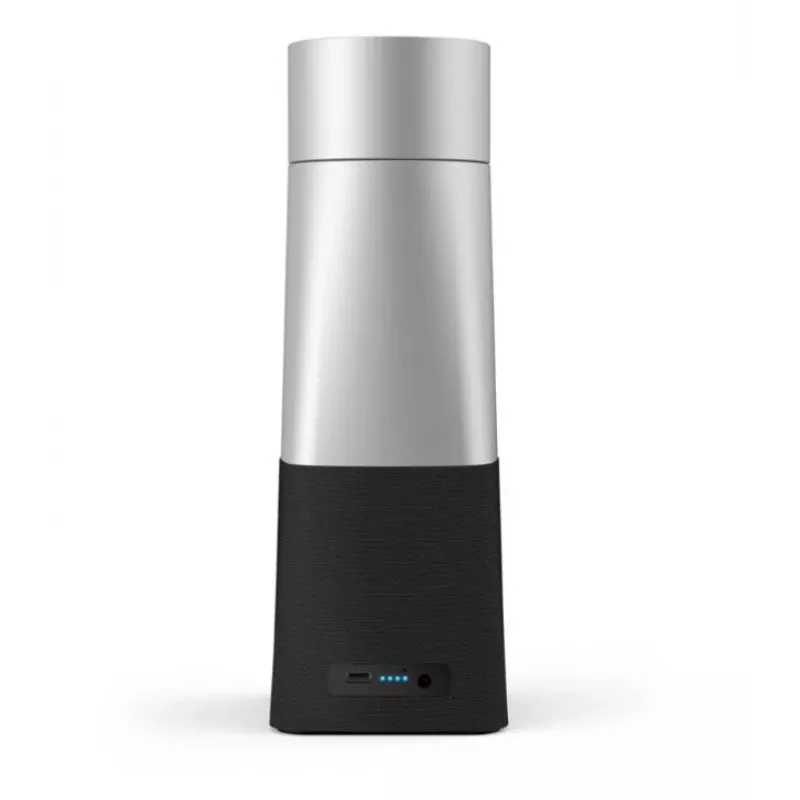 Philips PSE0550 SmartMeeting draagbare 4K-videoconferentiecamera met ingebouwde microfoon, 30 fps, USB, zwart/zilver