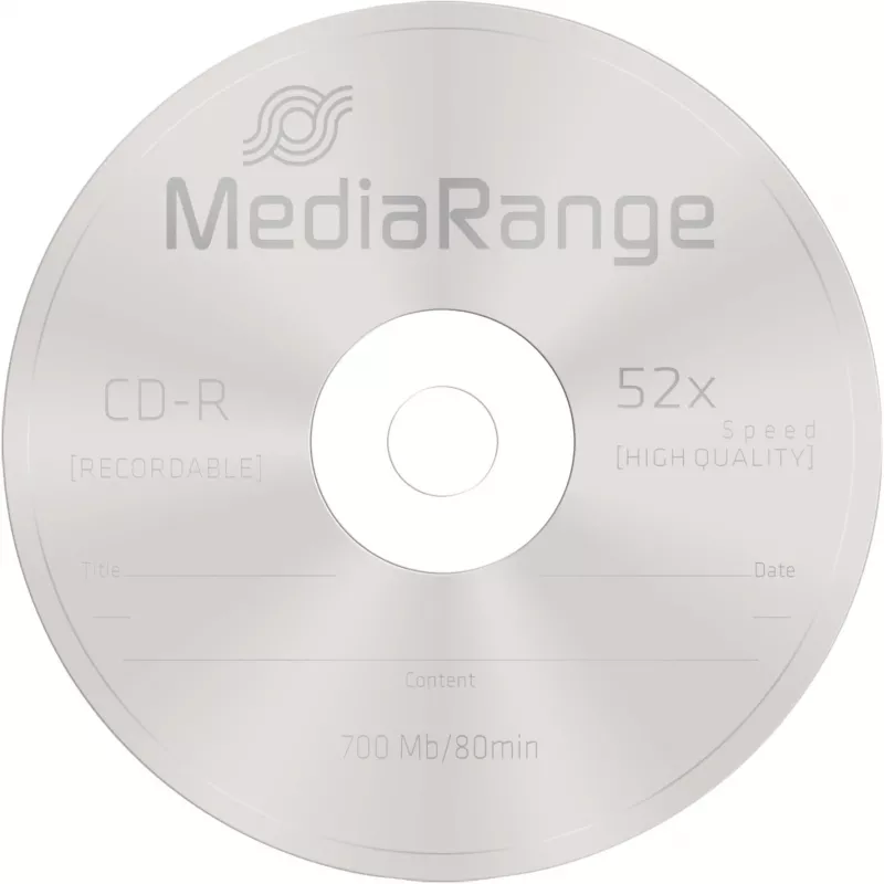 CD-R MediaRange MR214 700 MB 52x 10 stuks
