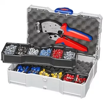 Krimpgereedschap-set Knipex 97 90 13 meerkleurig