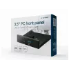 Behuizing-frontaccessoire 3.5 PANEL/USB 2P FDI3-U3C-01 Gembrid