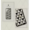 Beschermhoes iKins voor Samsung Galaxy S21+ — piramidepatroon, zwart