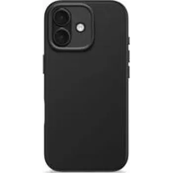 Decoded antimicrobiële siliconen achtercover iPhone 17 Phantom zwart (D25IPO17BCS9PK)