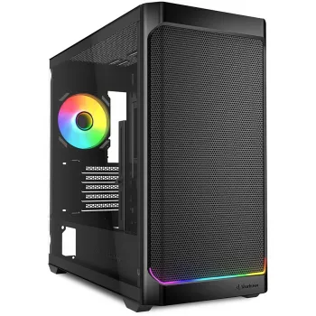 Sharkoon MK4W RGB Strip micro tower zwart