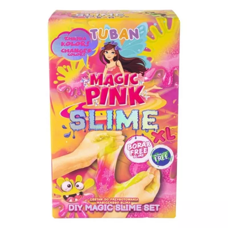 Slime DIY-set TUBAN TU3569 — Magic Pink XL, niet-giftig, veilig voor kinderen