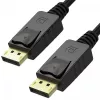 DisplayPort-kabel Unitek Y-C609BK — 3 m, stekker-naar-stekker, zwart
