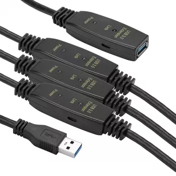 Verlengkabel USB 3.0 AF – AM, 30 m