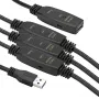Verlengkabel USB 3.0 AF – AM, 30 m