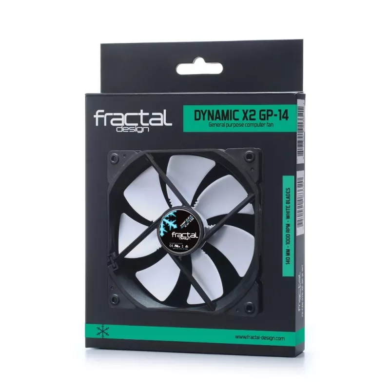 Ventilator Fractal Design Dynamic X2 14 cm zwart wit