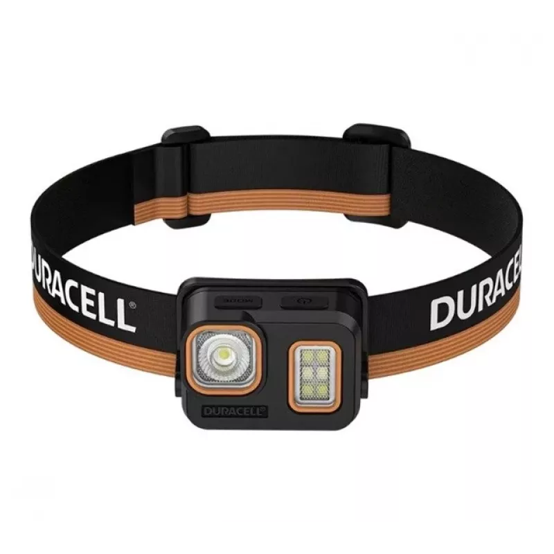 Duracell DH500R hoofdlamp zwart, oranje