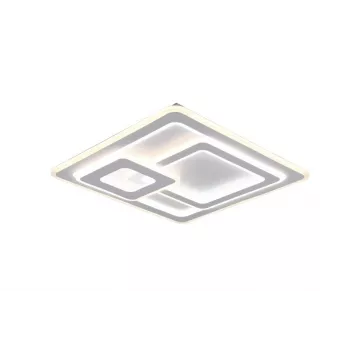 Plafond-LED-lamp TRIO 629219331, 51×51 cm, matwit