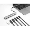DeLOCK 64232 laptop-dock bedraad USB 3.2 Gen 1 Type-A Type-C grijs