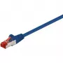 Wentronic Goobay CAT 6 patchkabel, S/FTP (PiMF), blauw, 50 m – LSZH halogeenvrij, koper (68276)