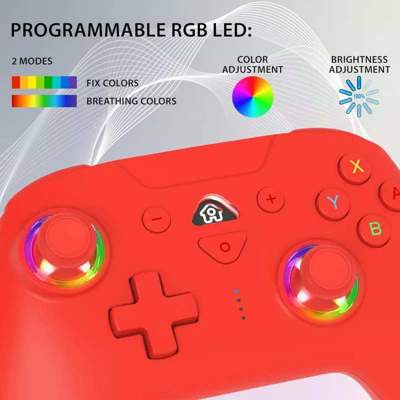 Subsonic draadloze LED-controller rood voor Switch