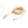 Lightning-kabel Cablexpert CCB-MUSB2B-AMLM-6-G 1,8 m goud