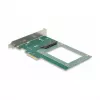 DeLOCK PCI Express x4-kaart naar 1 x interne U.2 NVMe SFF-8639