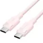 Vention TRDPH USB-C-naar-USB-C-kabel, 2 m, roze