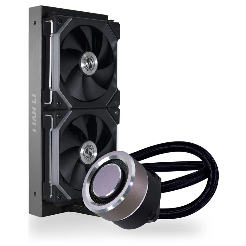 Lian Li Galahad AIO processor all-in-one vloeistofkoeler 12 cm zwart
