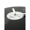 NeXtime klok 5163 Little Spinning Time, Ø20 cm, wand, zwart