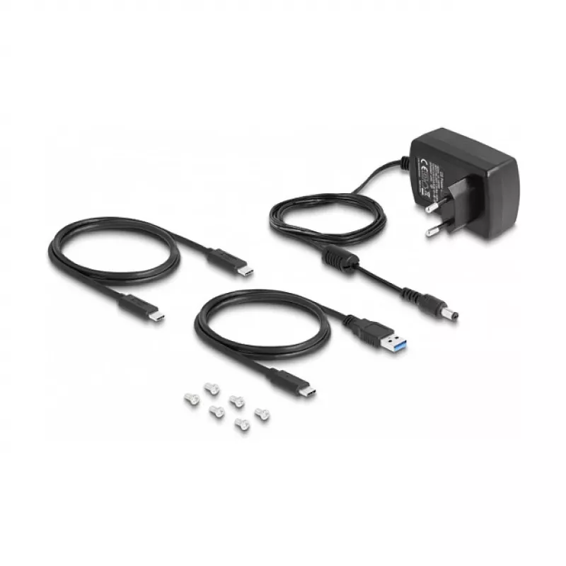 DeLOCK USB Type-C dockingstation voor 1 x U.2 SSD zwart