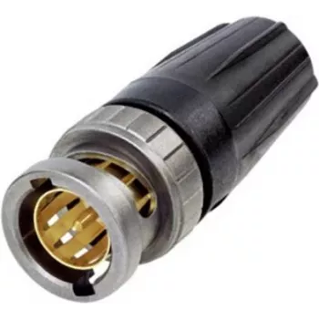 Neutrik BNC-stekker, recht, 75 Ohm, 1 stuk (NBNC75BLP7X)