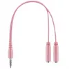 Deltaco GAM-030-P hoofdtelefoon en headset bedraad hoofdband gaming USB Type-A roze (GAM-030-P)
