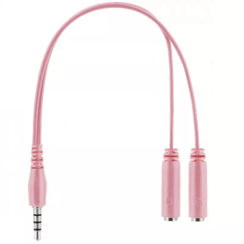 Deltaco GAM-030-P hoofdtelefoon en headset bedraad hoofdband gaming USB Type-A roze (GAM-030-P)