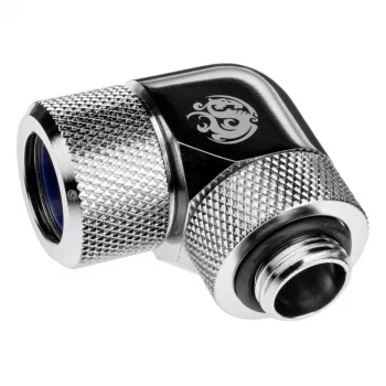 Leiding voor computer-waterkoeling BitsPower BP-E90RMLA14 — messing, 14 mm diameter, zilver