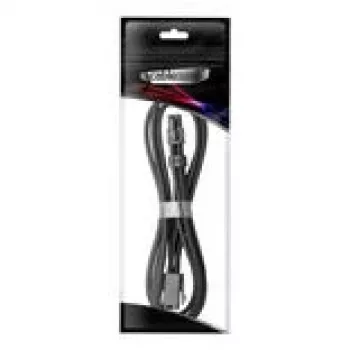 CableMod 4-pins ATX kabelverlenging CM-PCAB-4ATX-N45KK-2PK-R 45 cm zwart
