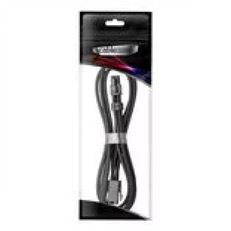 CableMod 4-pins ATX kabelverlenging CM-PCAB-4ATX-N45KK-2PK-R 45 cm zwart