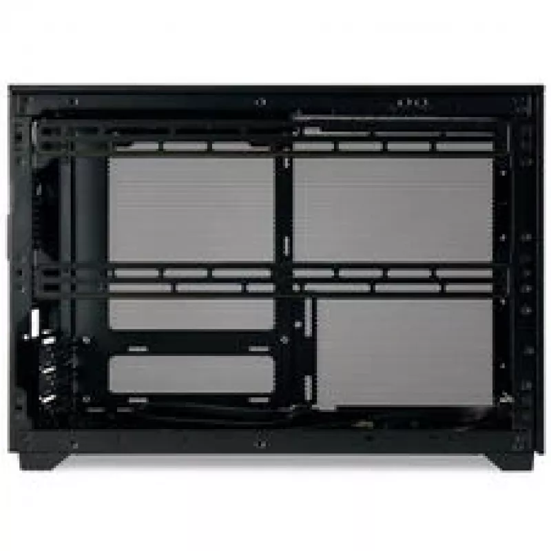 Mini ITX/ATX pc-behuizing ssupd Meshroom D (CS-MRD-BK-1) — compacte zwarte behuizing met mesh-panelen