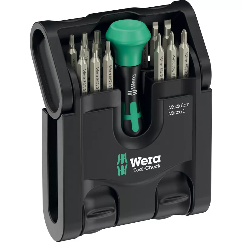 Gereedschapsset Wera Tool-Check Modular Set 1 – 50-delige modulaire werkplaatsset, gesorteerde bits en dopsleutelinzetstukken