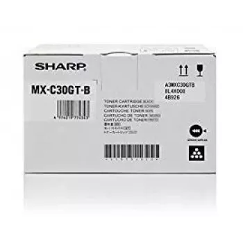 Tonercartridge Sharp MX-C30GTB 3000 pagina's zwart