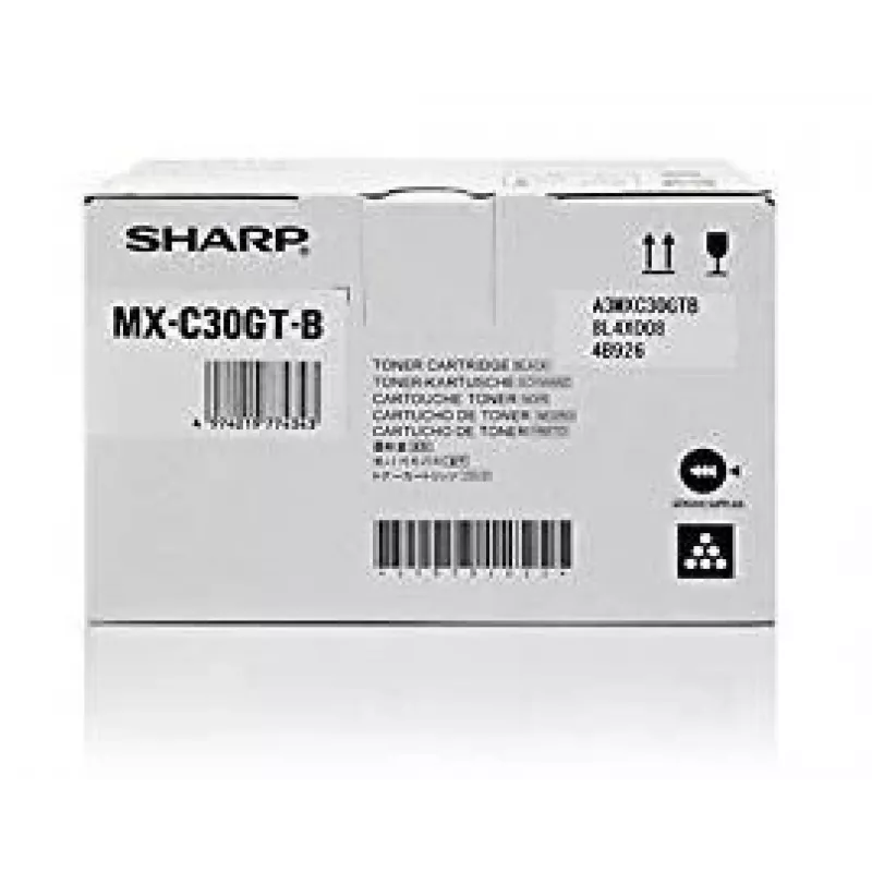 Tonercartridge Sharp MX-C30GTB 3000 pagina's zwart