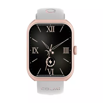 Smartwatch Colmi P86 roségoud met hartslagmeter, waterdicht