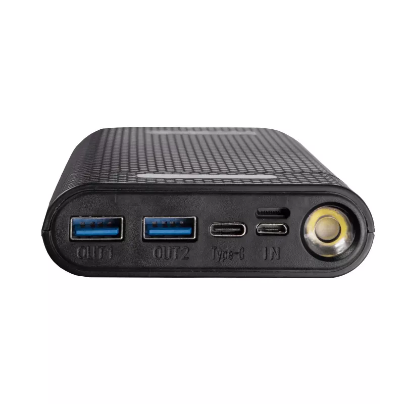 Akyga AK-BC-04 Powerbank-behuizing 20000 mAh, 8x 18650, 18W PD QC4+, USB-C, 2x USB-A, Lightning