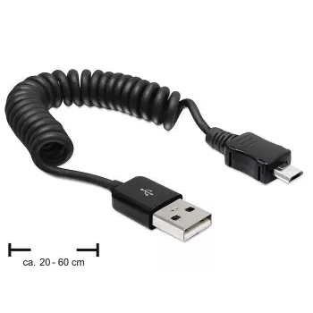USB-kabel DeLOCK USB 2.0-A/USB micro-B 0,6 m